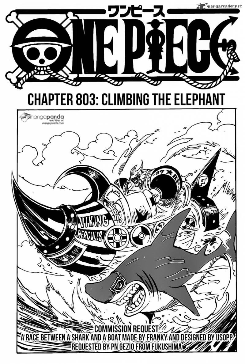 One Piece Chapter 803 Page 1