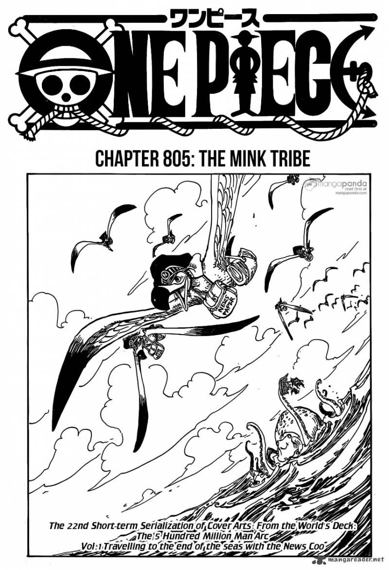 One Piece Chapter 805 Page 1