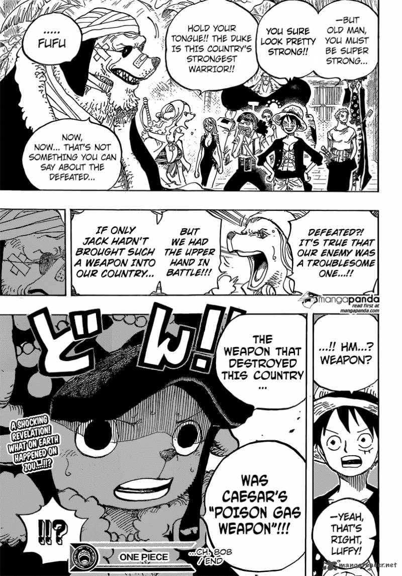 One Piece Chapter 808 Page 18