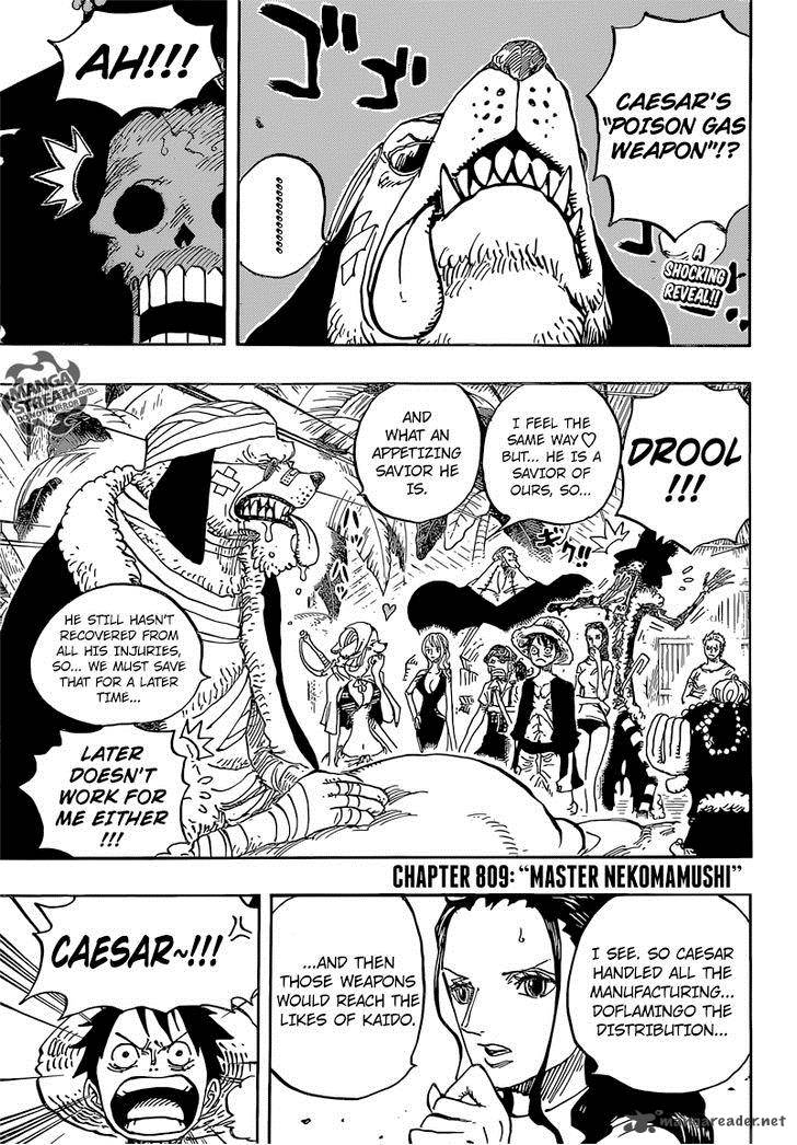 One Piece Chapter 809 Page 5