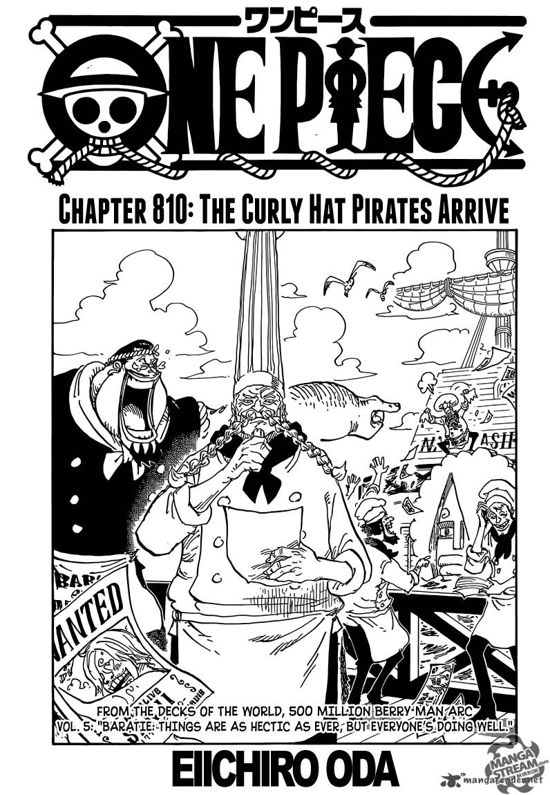 One Piece Chapter 810 Page 1