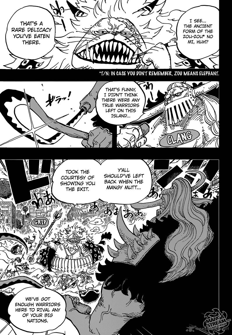 One Piece Chapter 810 Page 5