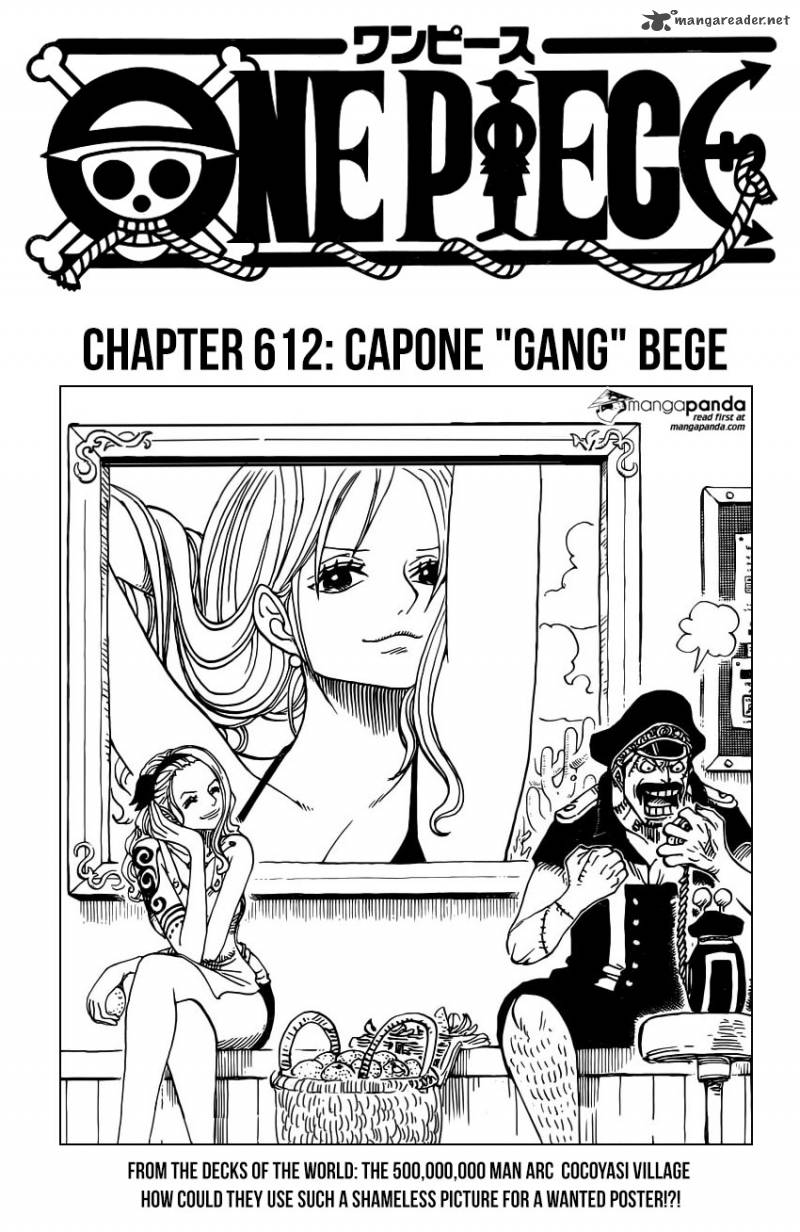 One Piece Chapter 812 Page 1