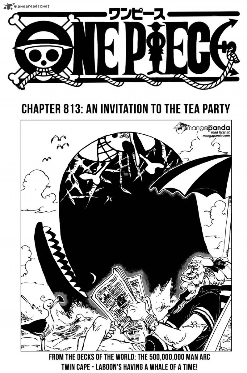 One Piece Chapter 813 Page 1