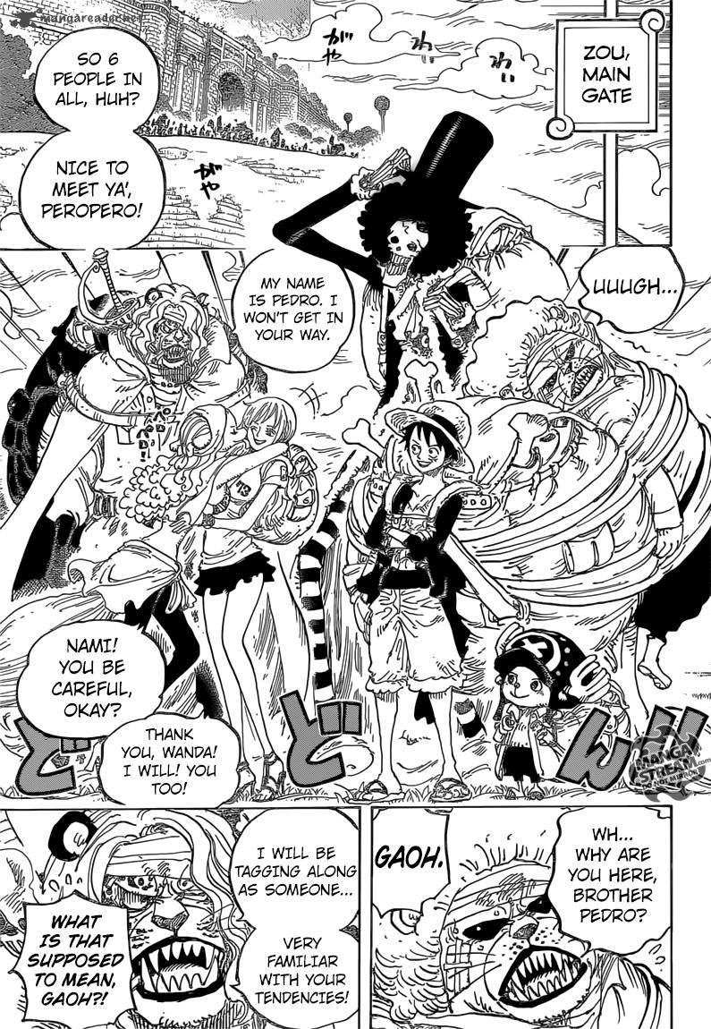 One Piece Chapter 822 Page 15