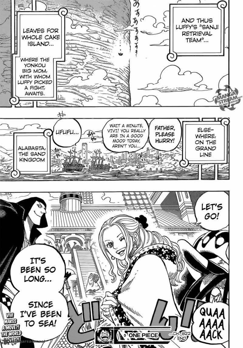 One Piece Chapter 822 Page 19