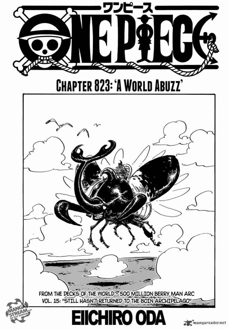 One Piece Chapter 823 Page 1