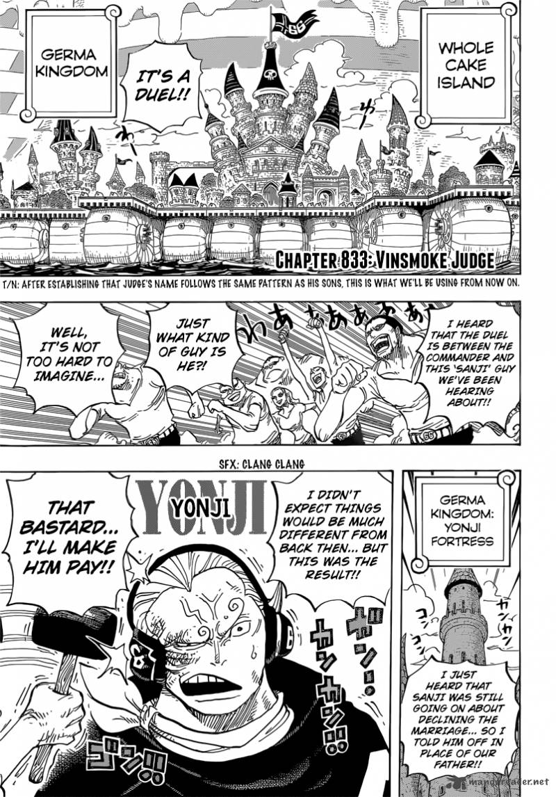 One Piece Chapter 833 Page 6