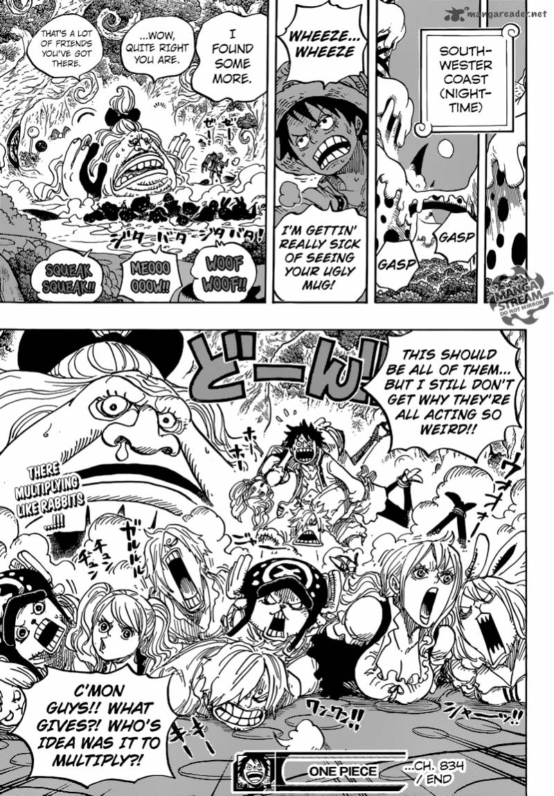 One Piece Chapter 834 Page 19