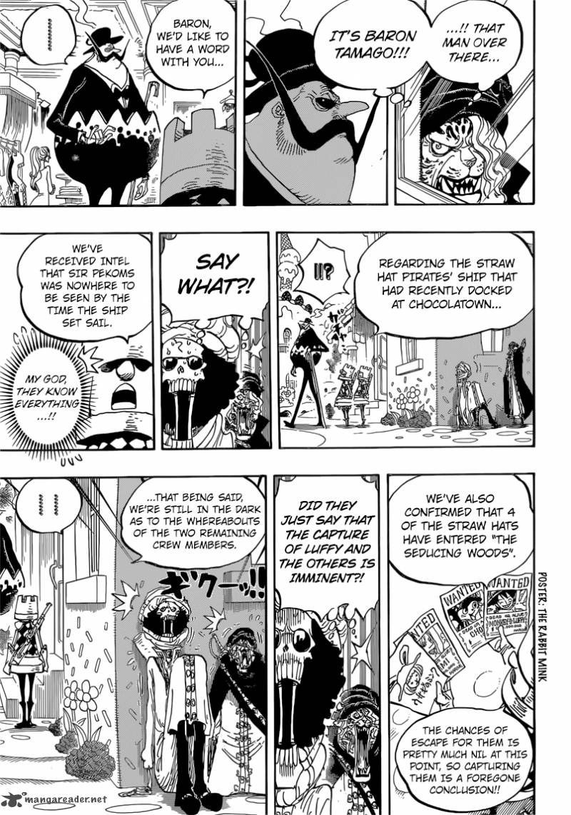 One Piece Chapter 834 Page 9