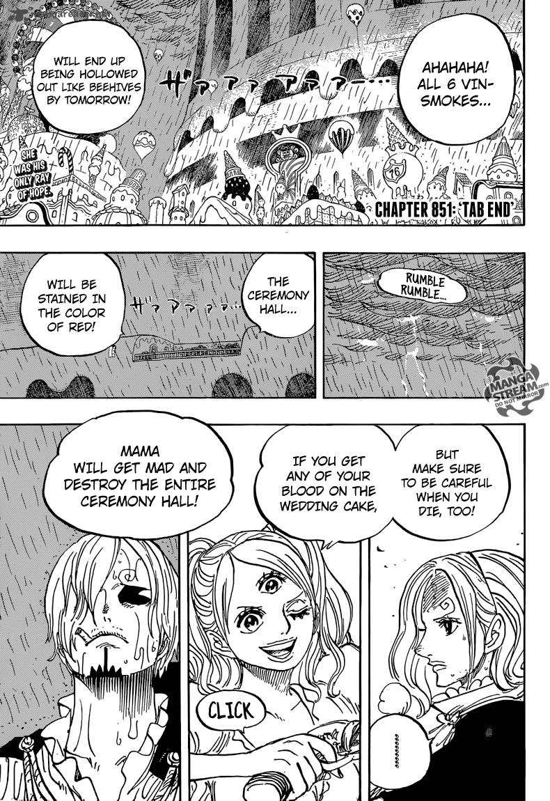 One Piece Chapter 851 Page 3