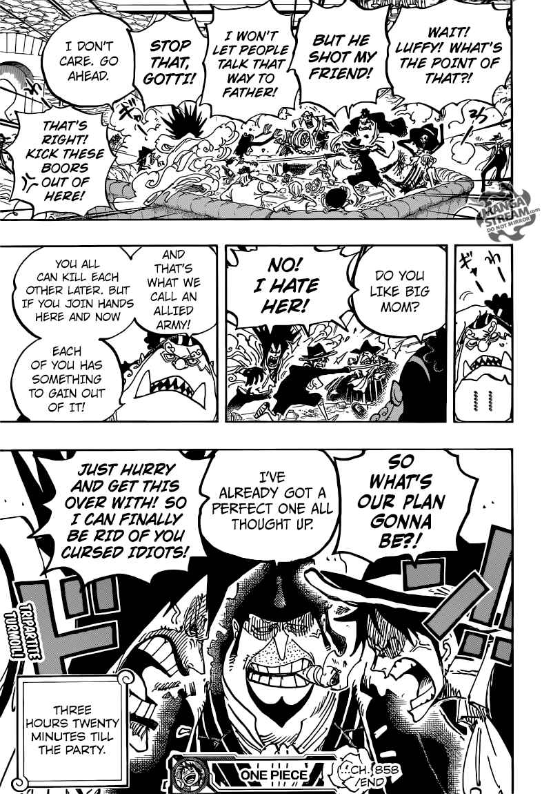 One Piece Chapter 858 Page 17