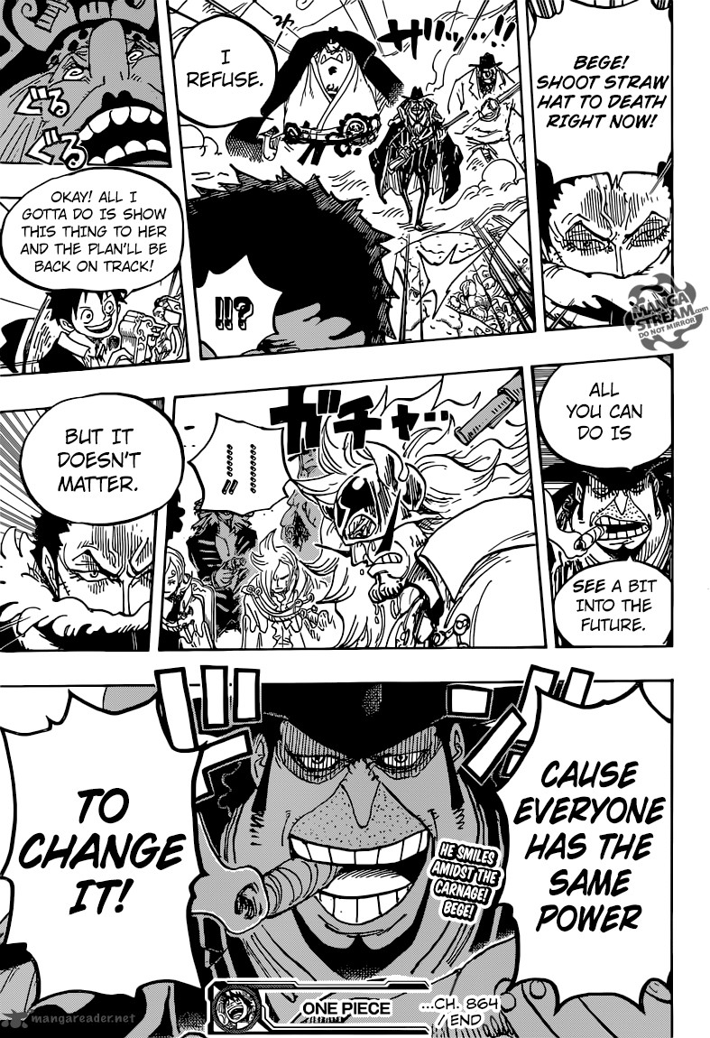 One Piece Chapter 864 Page 16