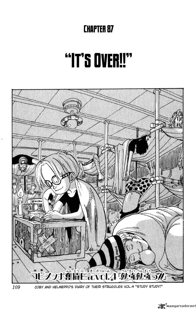 One Piece Chapter 87 Page 1