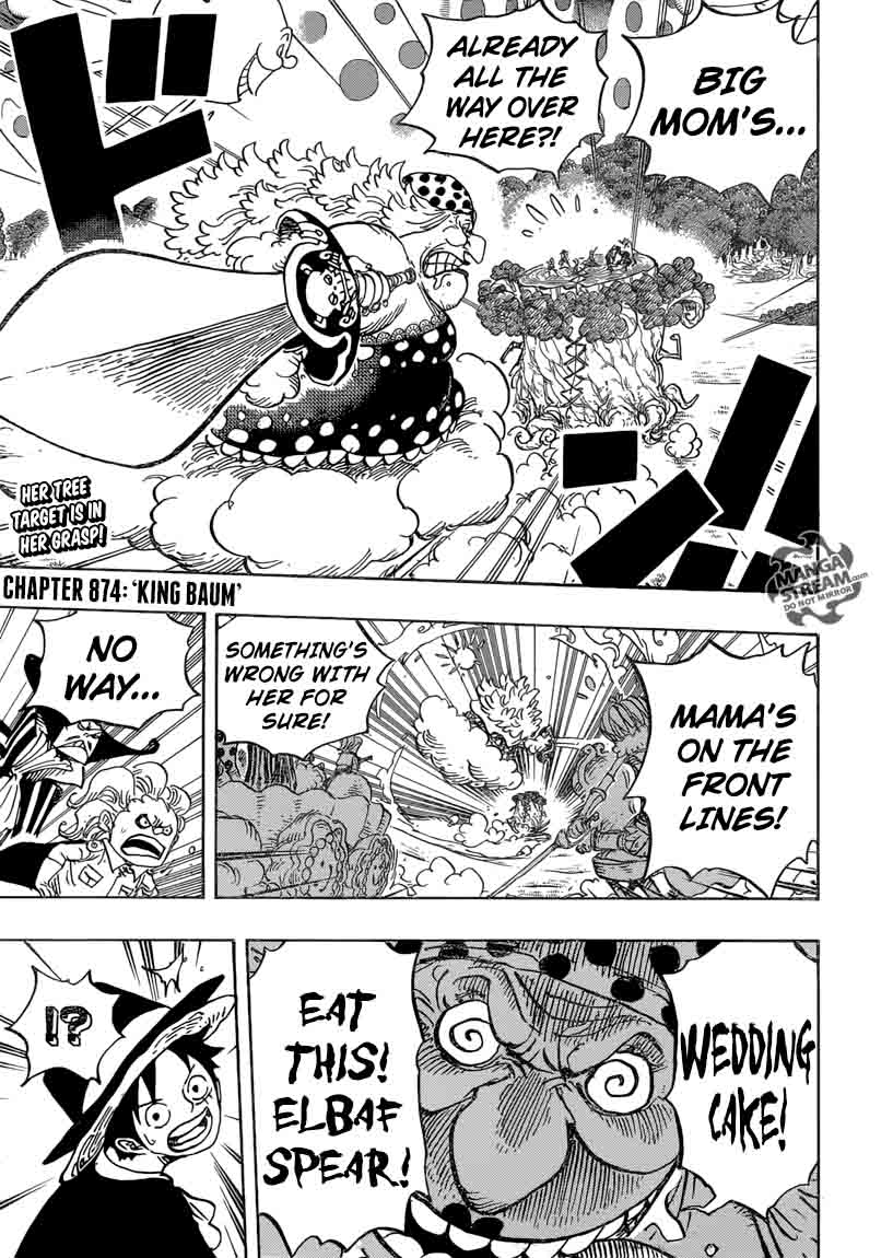 One Piece Chapter 874 Page 2