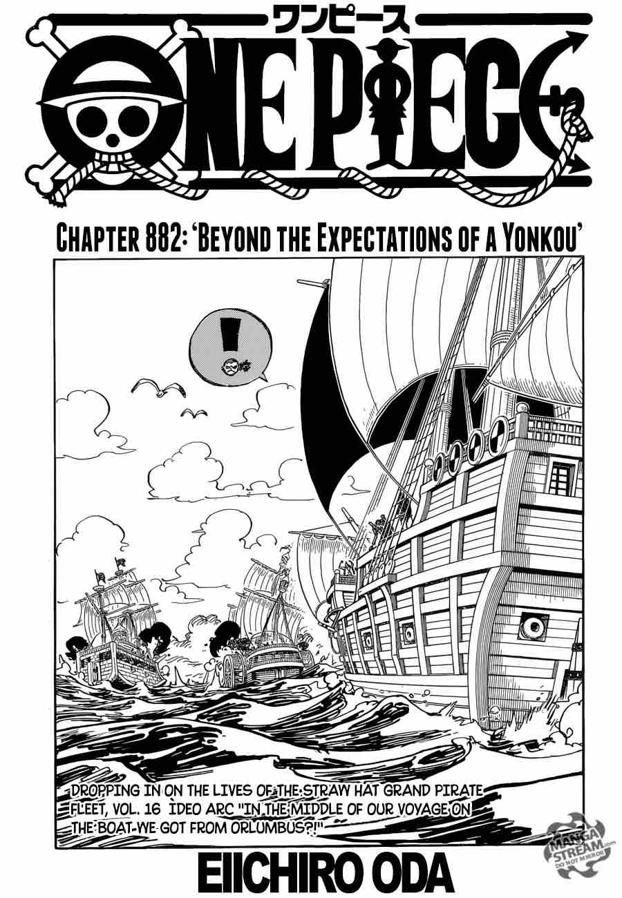 One Piece Chapter 882 Page 1