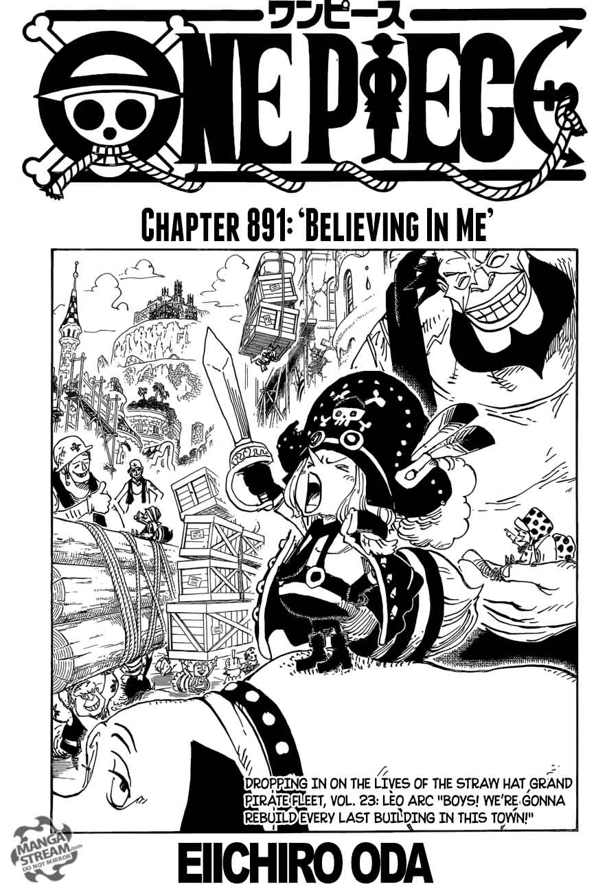 One Piece Chapter 891 Page 1