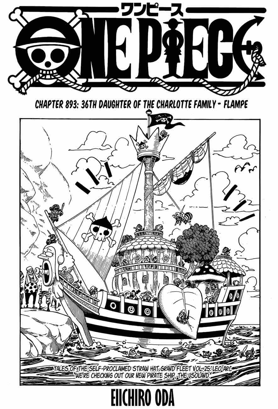 One Piece Chapter 893 Page 1