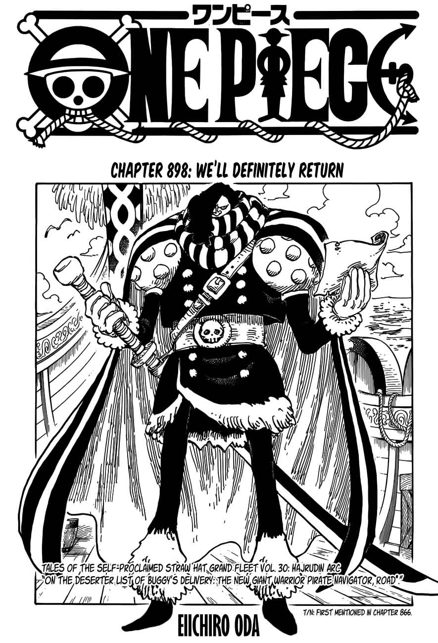 One Piece Chapter 898 Page 1