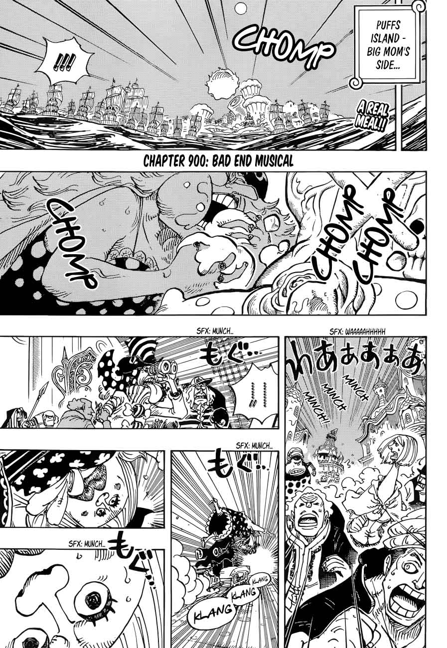 One Piece Chapter 900 Page 3