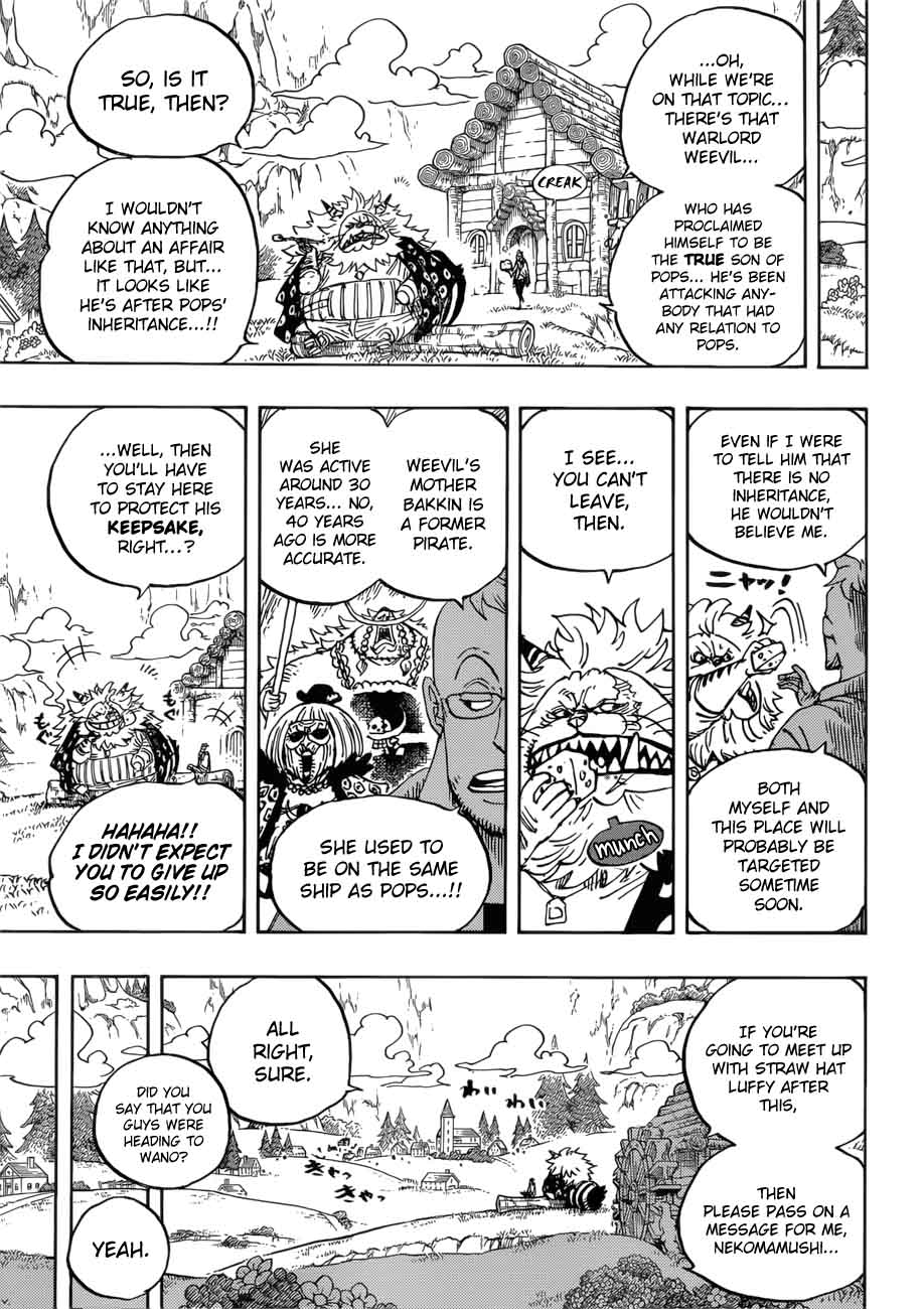 One Piece Chapter 909 Page 7