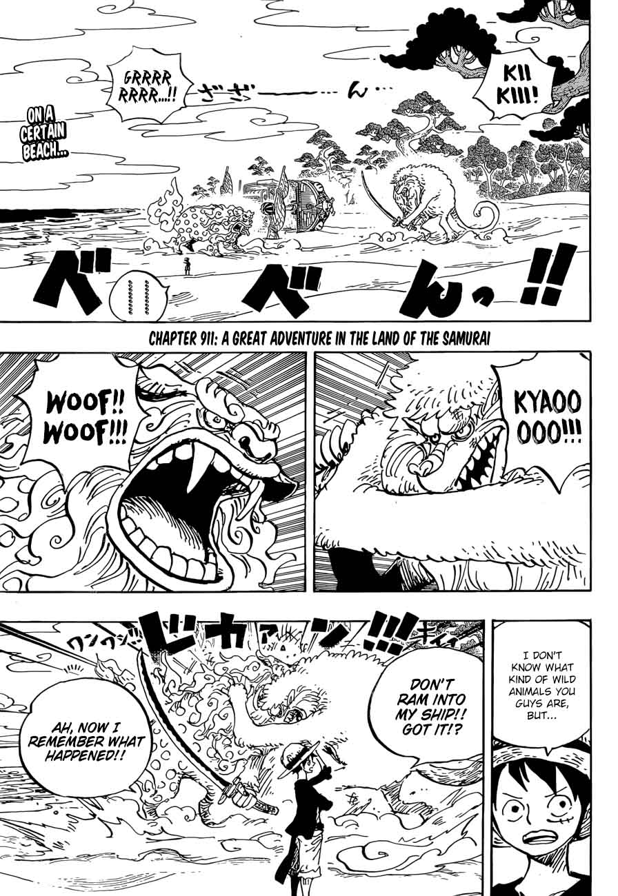 One Piece Chapter 911 Page 2