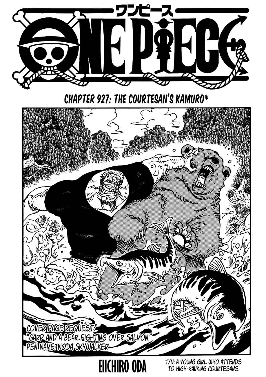 One Piece Chapter 927 Page 1
