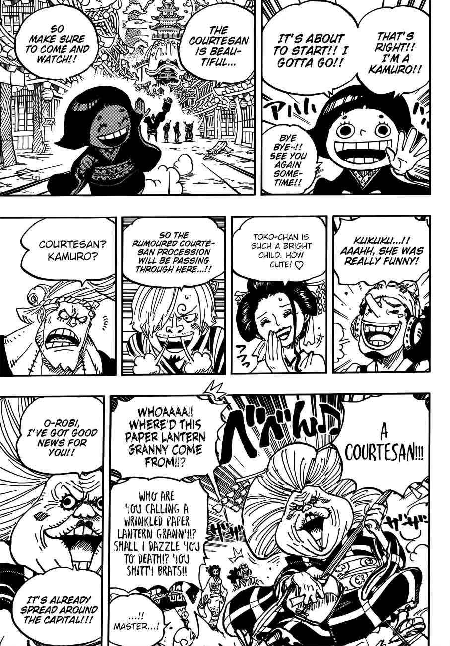 One Piece Chapter 927 Page 11