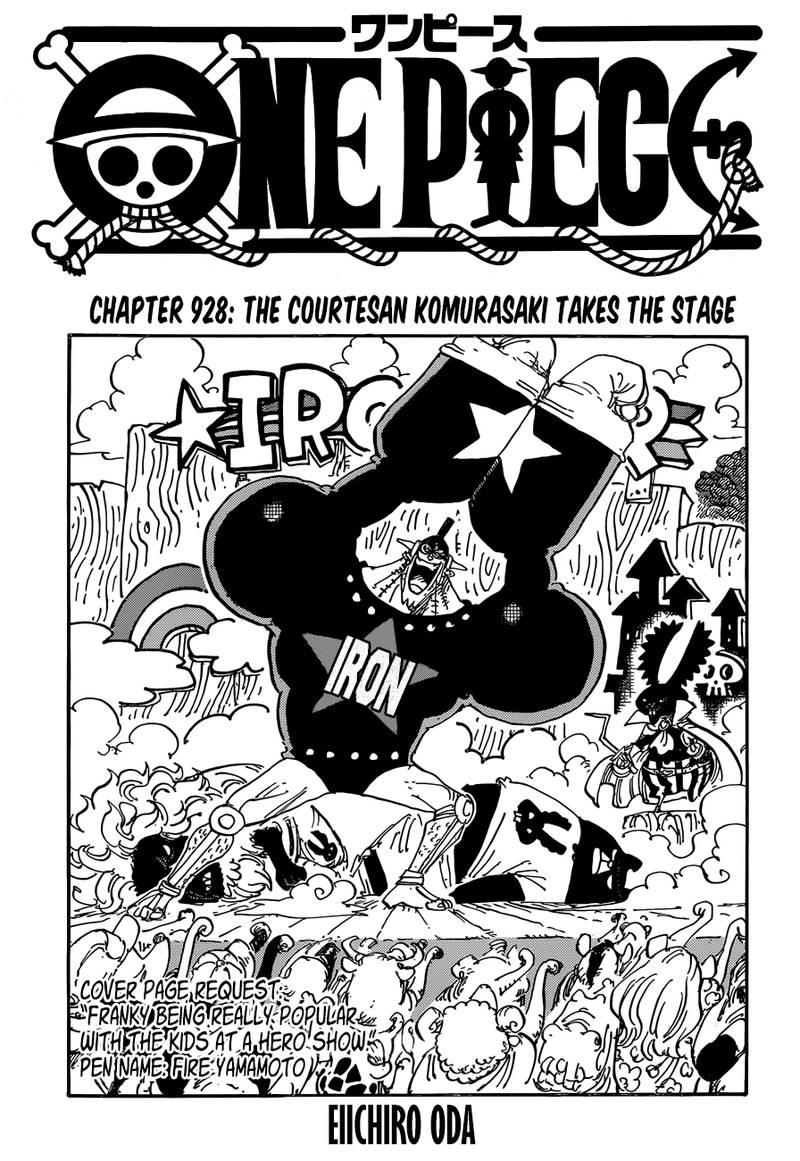 One Piece Chapter 928 Page 3