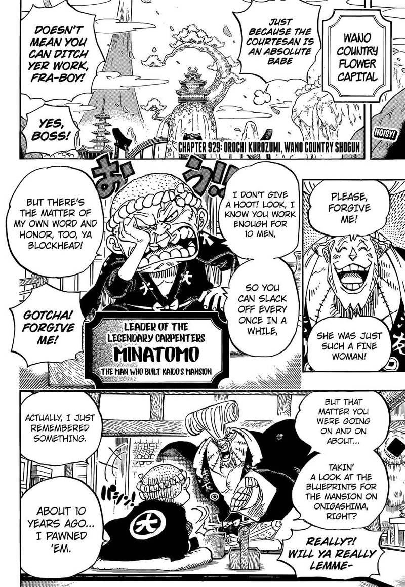 One Piece Chapter 929 Page 3