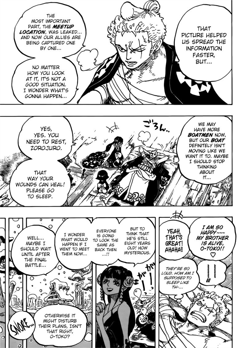 One Piece Chapter 939 Page 7