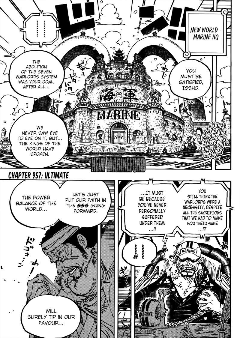 One Piece Chapter 957 Page 3