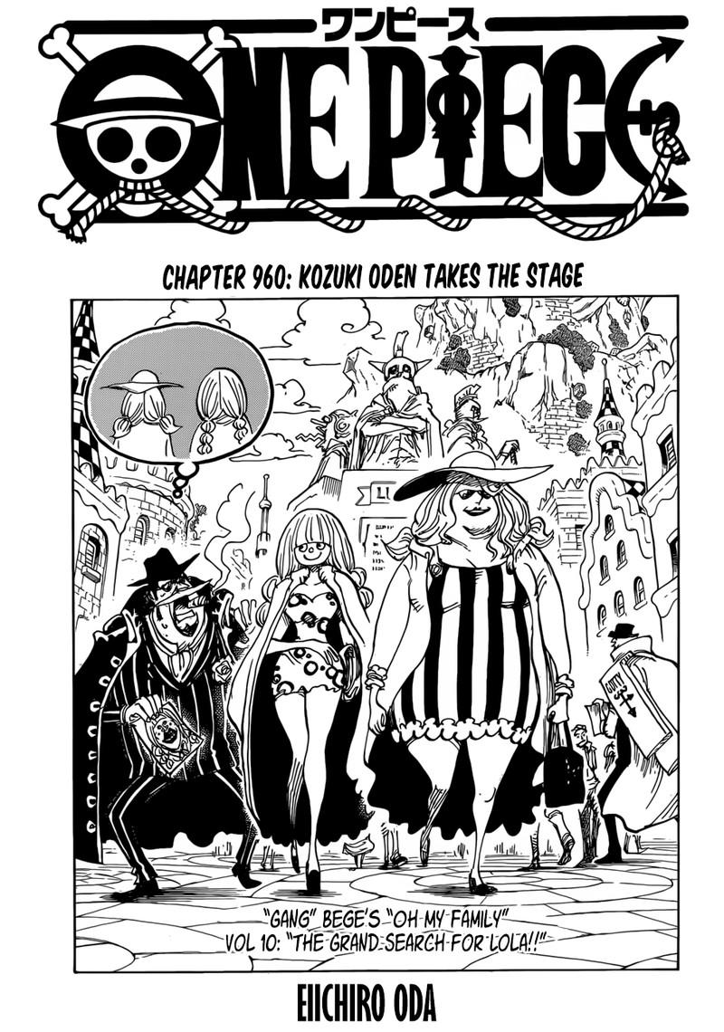 One Piece Chapter 960 Page 1