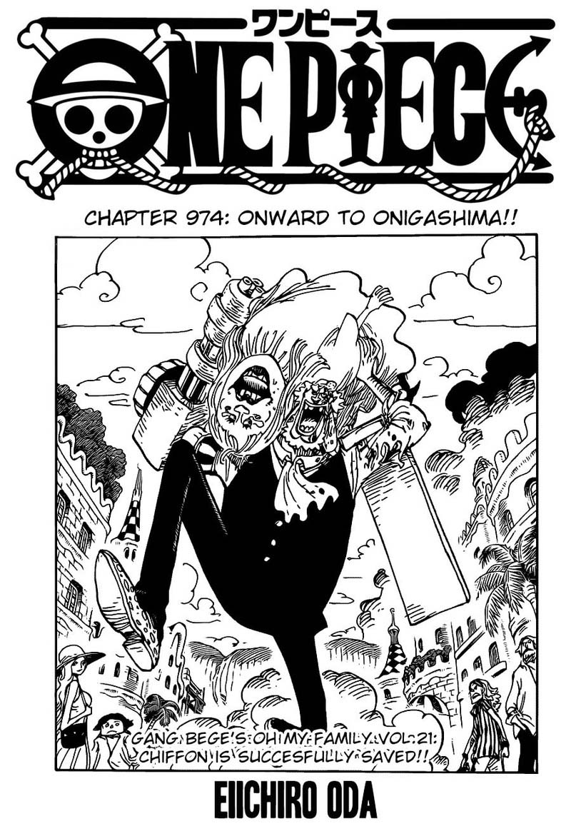 One Piece Chapter 974 Page 1