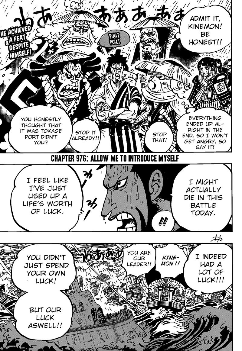 One Piece Chapter 976 Page 3