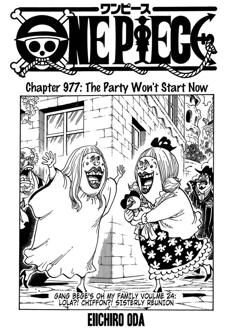 One Piece Chapter 977 Page 1