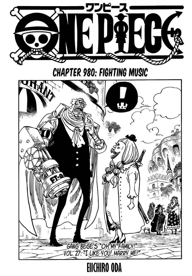 One Piece Chapter 980 Page 1