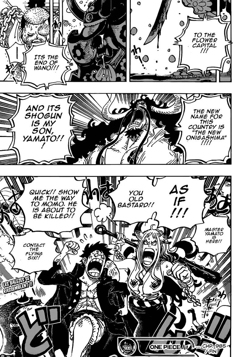 One Piece Chapter 985 Page 17