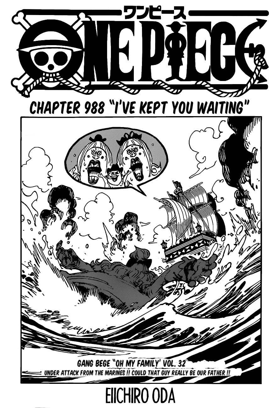 One Piece Chapter 988 Page 1
