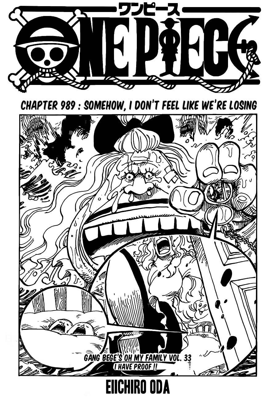One Piece Chapter 989 Page 1