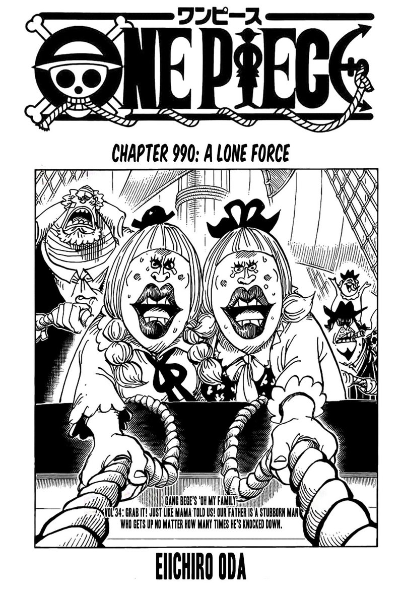 One Piece Chapter 990 Page 1