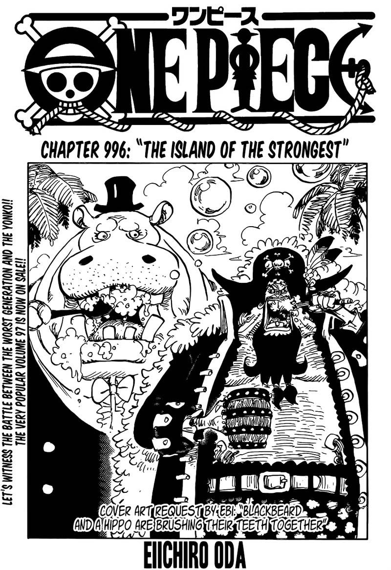 One Piece Chapter 996 Page 1