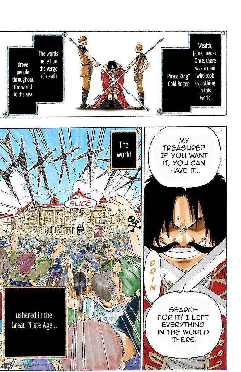 One Piece Colored Chapter 1 Page 1