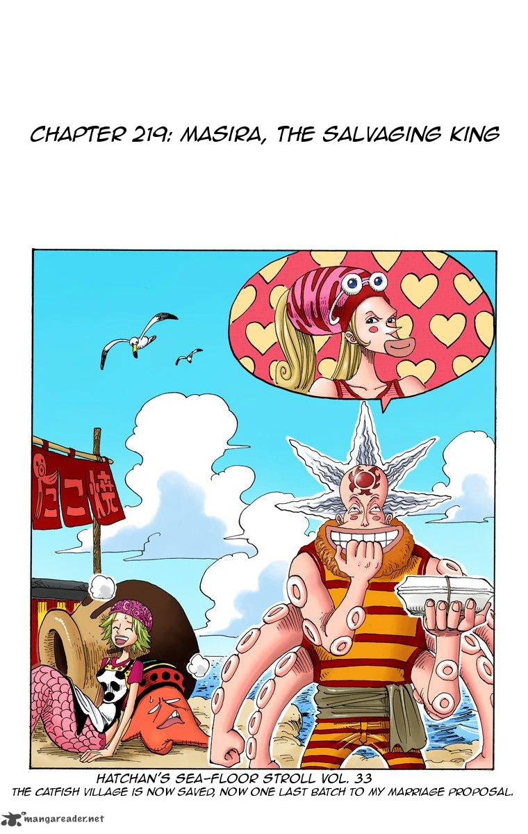 One Piece Colored Chapter 219 Page 2