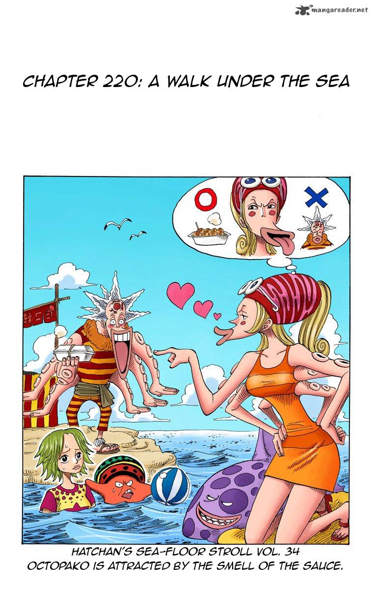 One Piece Colored Chapter 220 Page 2