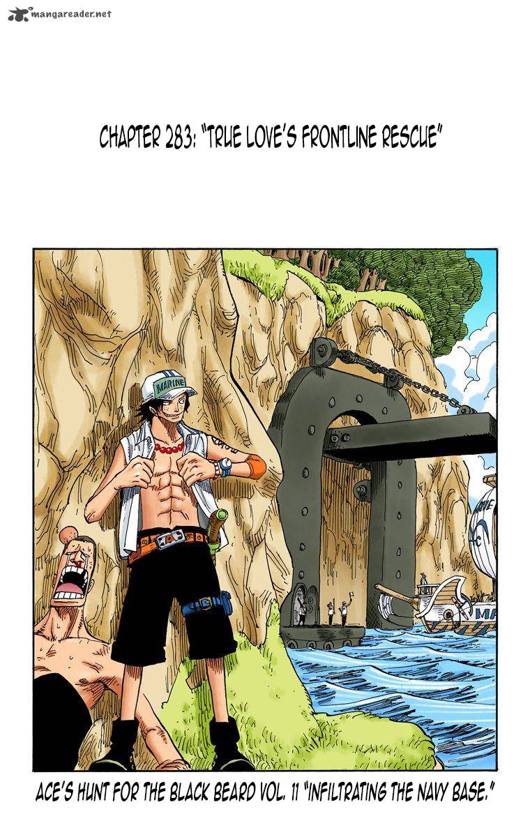 One Piece Colored Chapter 283 Page 2