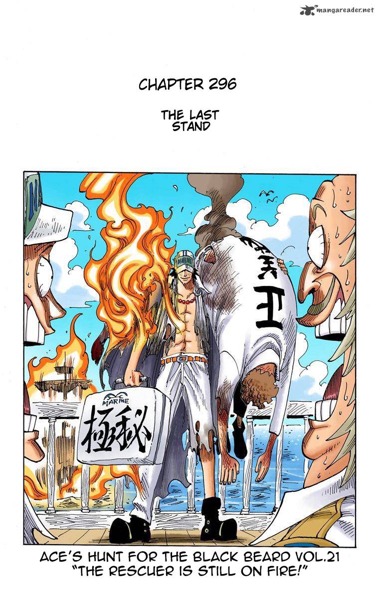 One Piece Colored Chapter 296 Page 3