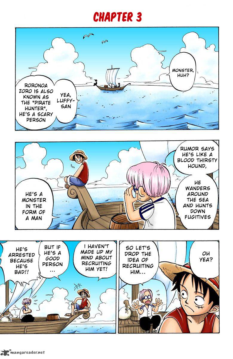 One Piece Colored Chapter 3 Page 1