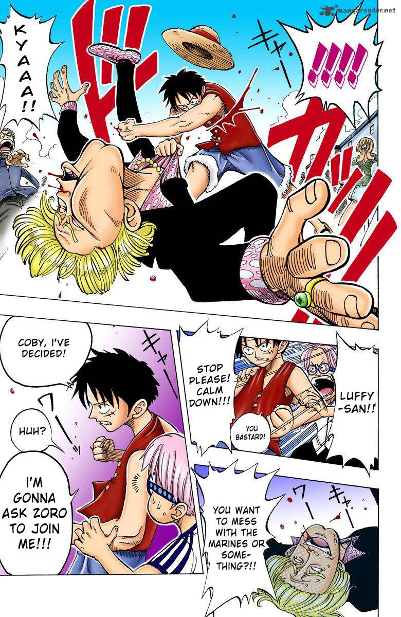 One Piece Colored Chapter 3 Page 21