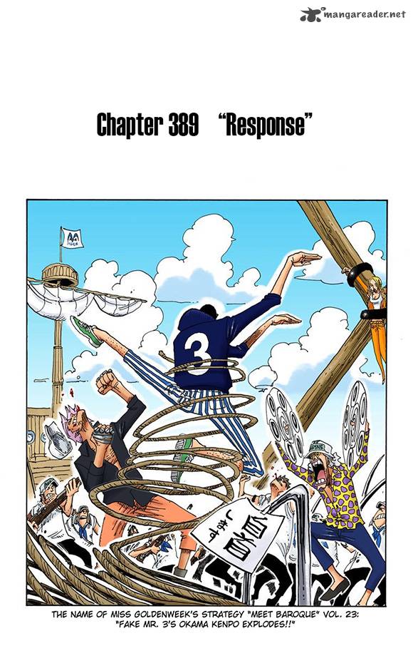 One Piece Colored Chapter 389 Page 3